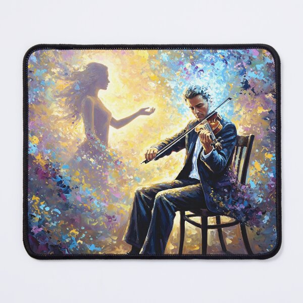 Item preview, The violinist remembers his beloved in a magical musical atmosphere that combines magic, music, and poetry. designed and sold by jotcar.