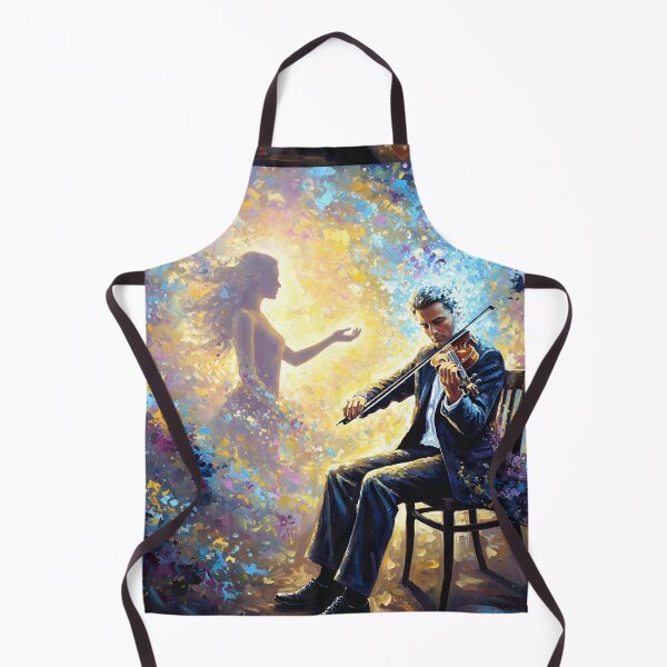 Item preview, The violinist remembers his beloved in a magical musical atmosphere that combines magic, music, and poetry. designed and sold by jotcar.