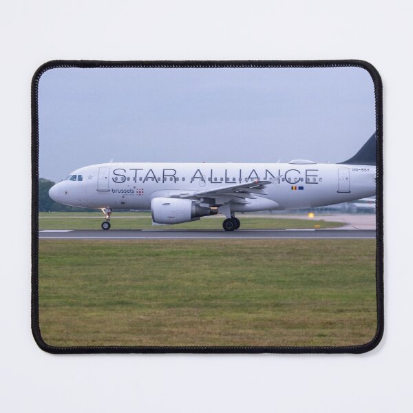 Item preview, Brussels Airlines Star Alliance Livery Airbus A319 OO-SSY MAN  designed and sold by Skyframe Aviation.