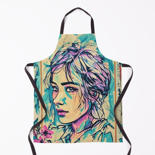Item preview, Original Untamed Bold Woman Portrait designed and sold by gleefulme.