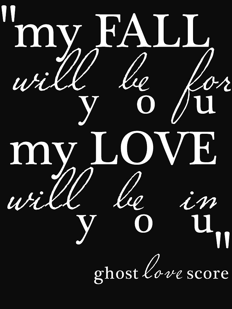 "Ghost Love Score" Canvas Print by hopelesshecate Redbubble