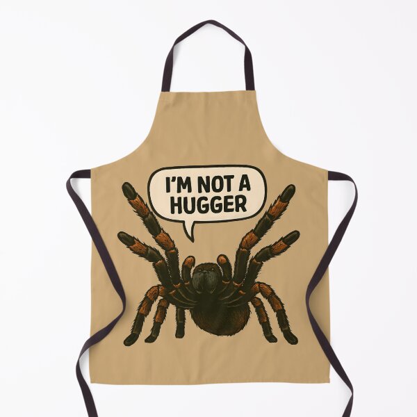 Item preview, Funny Tarantula Saying I'm Not A Hugger designed and sold by PandaTShirtShop.