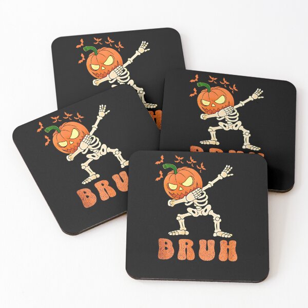Item preview, Bruh Dab Skeleton Cool Dance Halloween Men Boys Kids designed and sold by URGlden.