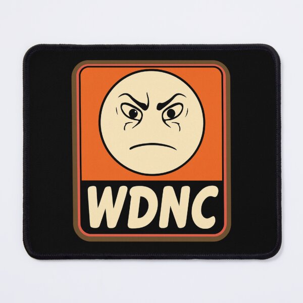 Item preview, WDNC Angry Face Logo – We Do Not Care Club Halloween Badge designed and sold by jelonkaa.