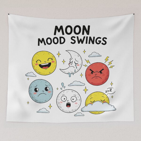Item preview, Moon Mood Swings designed and sold by Amir Faysal.