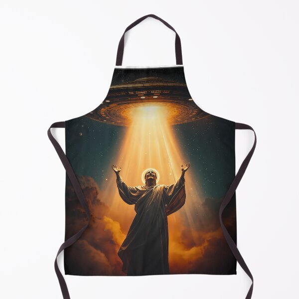 Item preview, Divine Abduction – Messiah and the UFO Lightbeam designed and sold by OrbitTrend.