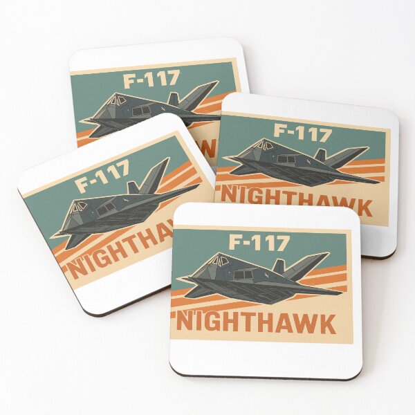 Item preview, F-117 Nighthawk Stealth Jet | Vintage Military Aircraft Retro Art designed and sold by VeroshopCR.