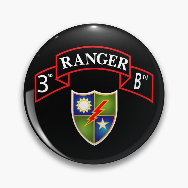 Item preview, SOF - 3rd Ranger Battalion Scroll with DUI X 300 designed and sold by Military Insignia Products.