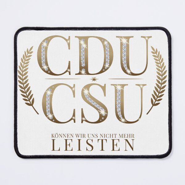Item preview, CDU CSU – Glittering legacy in a gold frame designed and sold by VariousGoodies.