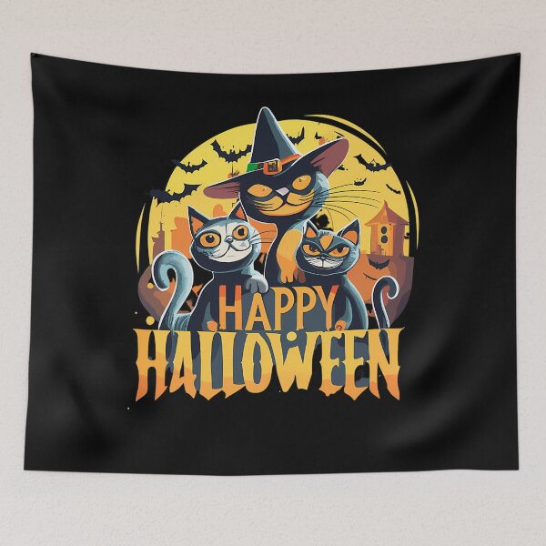 Item preview, Halloween Black Cats 2024 designed and sold by HOOVERBURC5.