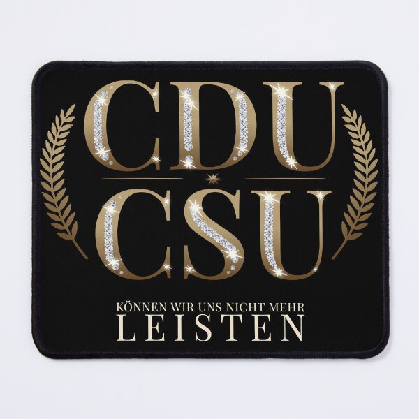 Item preview, CDU CSU – Glittering legacy in a gold frame designed and sold by VariousGoodies.