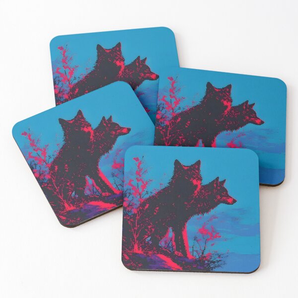 Item preview,  Two-Headed Wolf Pixel Art designed and sold by Glitch Beast Pixel Art.