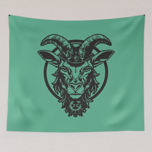 Item preview, GOAT Steampunk style designed and sold by BlesstB.