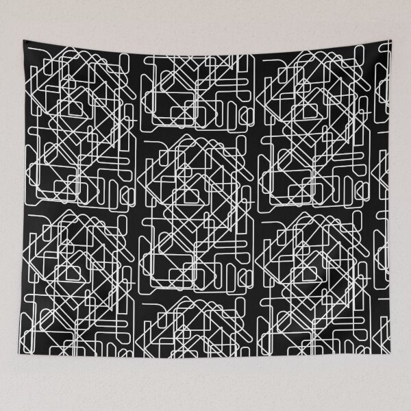 Item preview, An elegant white line designed and sold by west-ilustra.