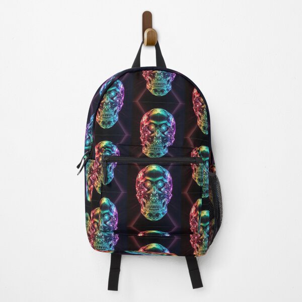 Item preview, Crystal Skull in Rainbow Colors – Hypnotic Premium Artwork designed and sold by RAKO13.