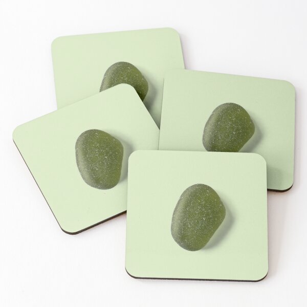 Item preview, Green wabi sabi sea glass  designed and sold by mari tishina.