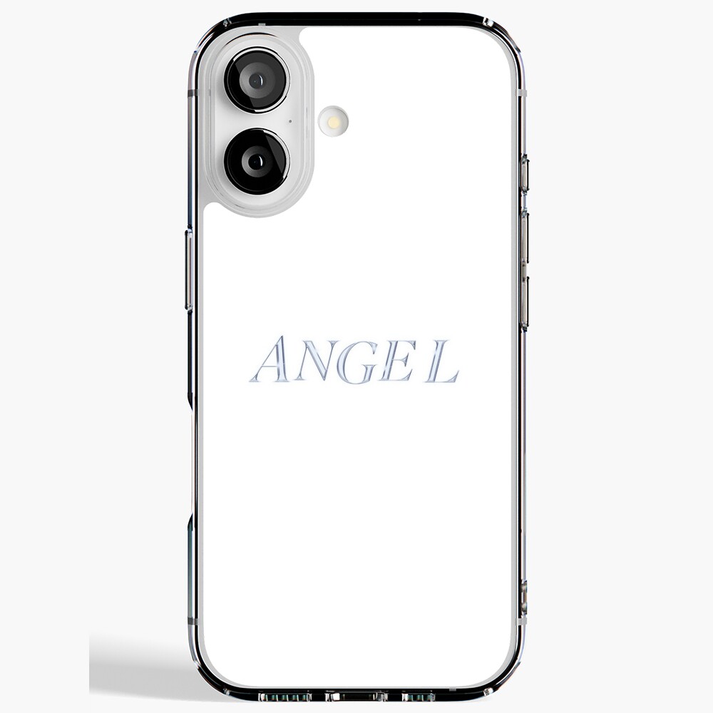 Angel Typography Design Sticker