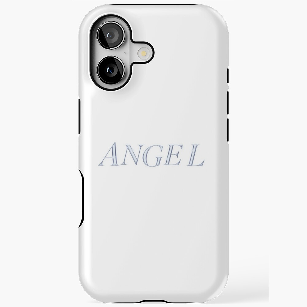 Angel Typography Design Sticker