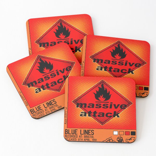 Item preview, MASSIVE ATTACK Blue Lines Celebratory print  designed and sold by Campbell0395.