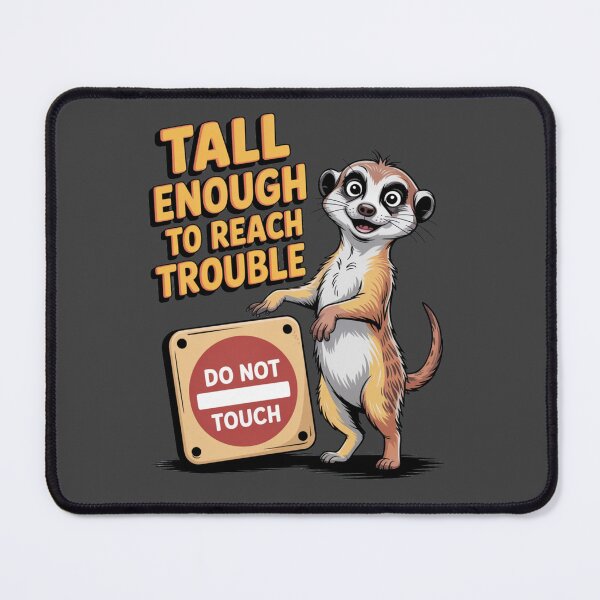 Item preview, meerkat - funny meerkat - meerkat lover - standing meerkat - meerkat animal art - safari animal - desert animal - quirky animal - meerkat nature lover - meerkat squad designed and sold by JansenGS.