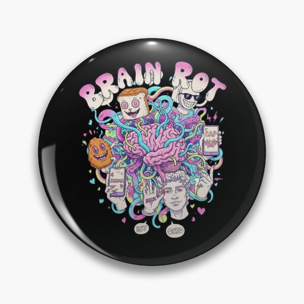 Item preview, Brain Rot Meme Chaos Surreal Cartoon designed and sold by ViviArtix.