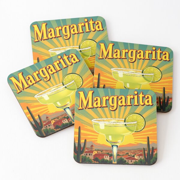 Item preview,  Retro Margarita Cocktail – Vintage 1950s Mexican Hacienda Style designed and sold by MooLaLa.Store.