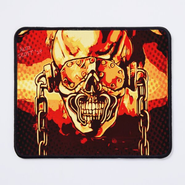 Item preview, MEGADETH ANGRY AGAIN TOUR FANART DESIGN ORANGE FIRE DAVE MUSTAINE designed and sold by Campbell0395.