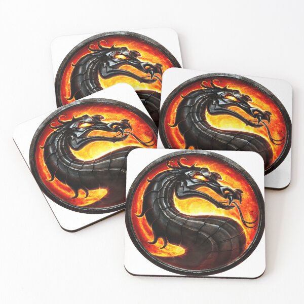 Item preview, Mortal Kombat Retro Dragon Emblem designed and sold by PixelArena Gaming.