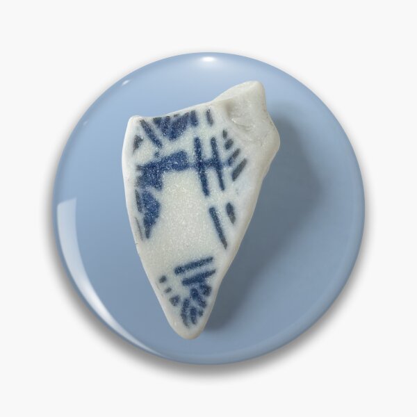 Item preview, Minimalist japandi sea pottery, wabi sabi shard designed and sold by mari tishina.
