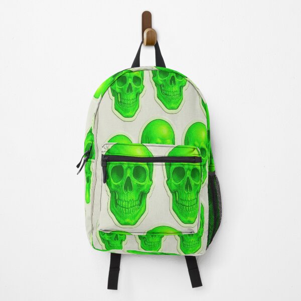 Item preview, Bone Chilling: Glow In The Dark Neon Green Realistic Skull Sticker Set for Halloween designed and sold by "TXSiSsY's TRIUMPH BY GRACE".