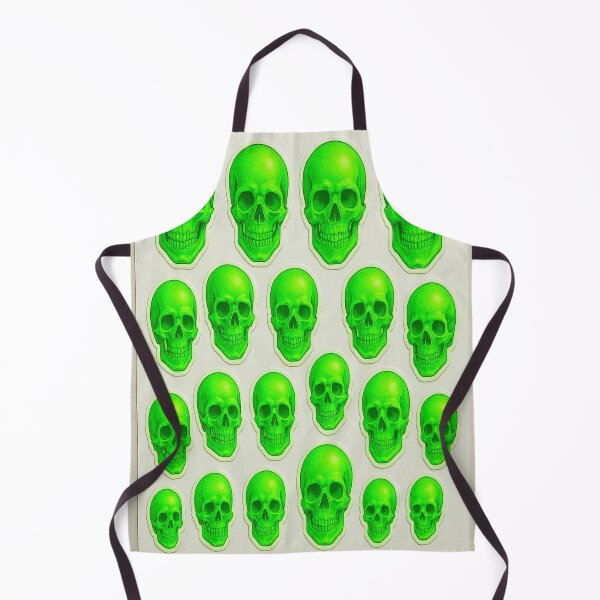 Item preview, Bone Chilling: Glow In The Dark Neon Green Realistic Skull Sticker Set for Halloween designed and sold by "TXSiSsY's TRIUMPH BY GRACE".
