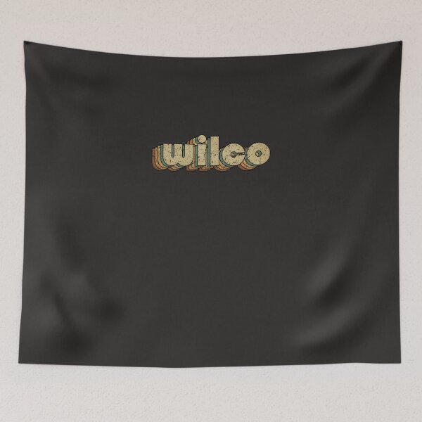 Item preview, Wilco  Vintage Rainbow Typography Style  70S designed and sold by rizhovnessen.