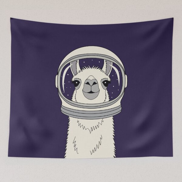 Item preview, Llama astronaut designed and sold by Amir Faysal.