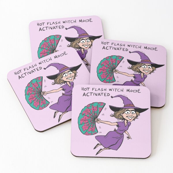 Item preview, Hot Flash Witch Mode Activated – Funny Menopause Halloween Design designed and sold by jelonkaa.