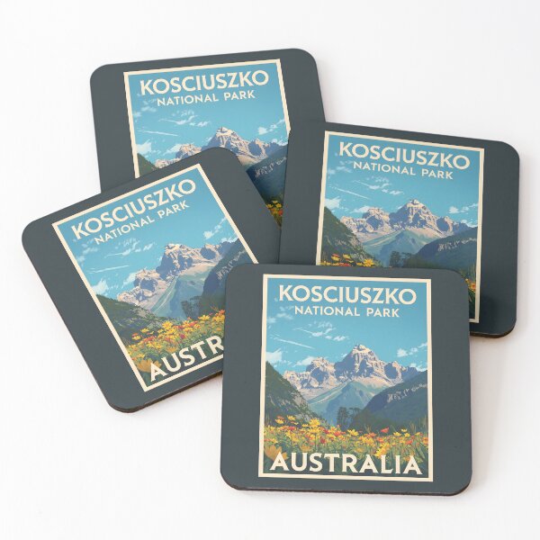 Item preview, Kosciuszko National Park - Australia  designed and sold by GoodOldVintage.