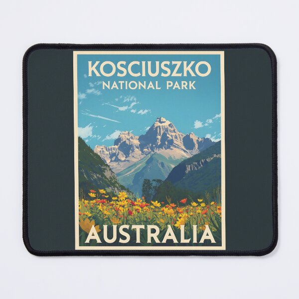 Item preview, Kosciuszko National Park - Australia  designed and sold by GoodOldVintage.