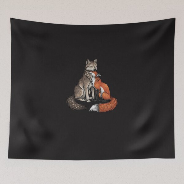 Item preview, Wolf  Fox designed and sold by agoylylodda.