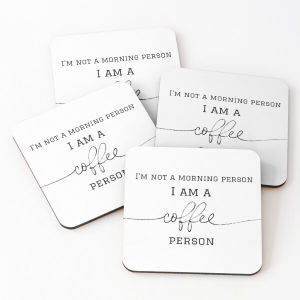 Item preview, I'm Not a Morning Person, I'm a Coffee Person designed and sold by LEDesign24.