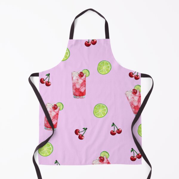 Item preview, Cherries Limes Cocktails designed and sold by Anna Sirbu Art.
