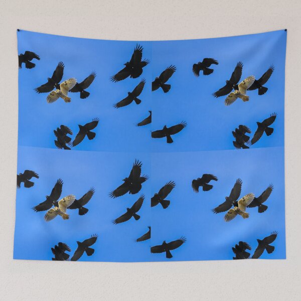Item preview, Short Eared Owl Flying In Formation designed and sold by PsychoAlien.com.