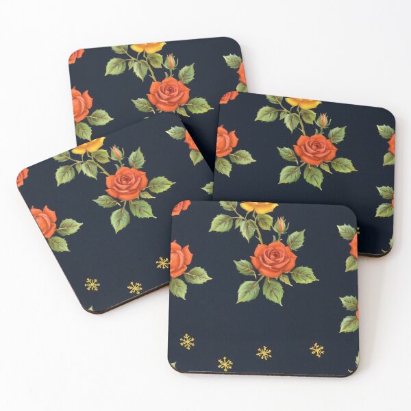 Item preview, Multicolored roses in vintage style designed and sold by Nice-patterns.