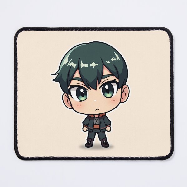 Item preview, Angry Chibi Anime Boy designed and sold by MusesWhispers.