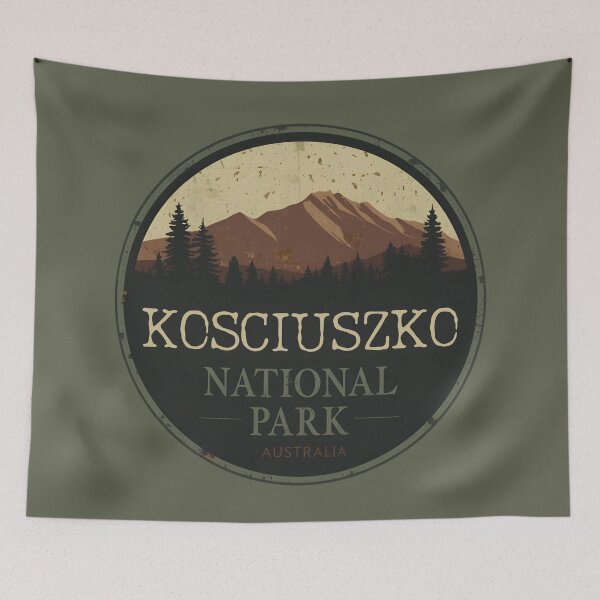 Item preview, Kosciuszko National Park - Australia  designed and sold by GoodOldVintage.