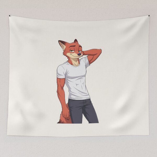 Item preview, Nick Wilde Zootopia Fox – Zootropolis Movie Character Art designed and sold by StudioJohan.