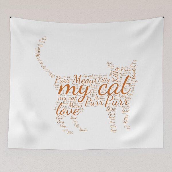 Item preview, My Cat Word Art designed and sold by PrintAtelier.