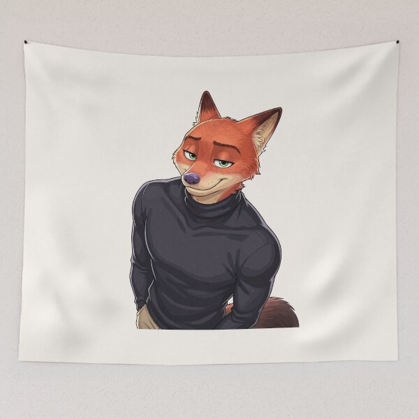 Item preview, Zootropolis Nick Wilde – Zootopia Fox Movie Character Design designed and sold by StudioJohan.
