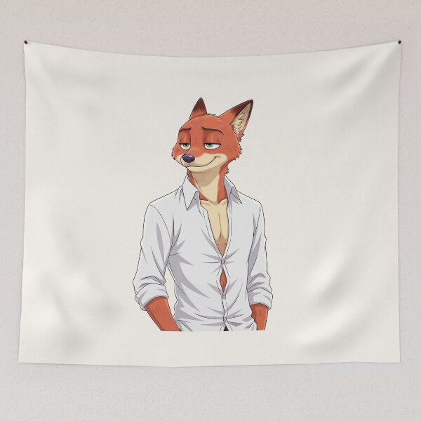 Item preview, Nick Wilde Fox – Zootopia Zootropolis Movie Furry Design designed and sold by StudioJohan.