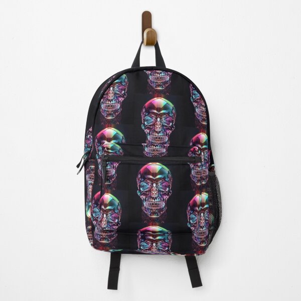 Item preview, Crystal Skull in Rainbow Colors – Hypnotic Premium Artwork designed and sold by RAKO13.