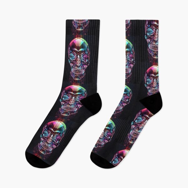 Item preview, Crystal Skull in Rainbow Colors – Hypnotic Premium Artwork designed and sold by RAKO13.
