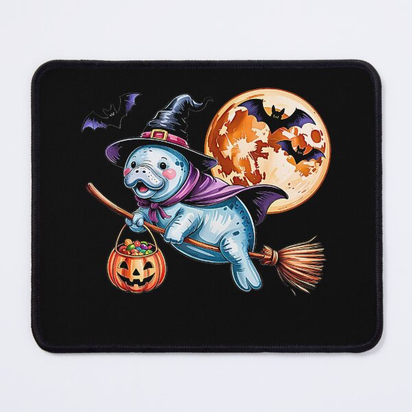 Item preview, Funny Manatee Witch Hat Pumpkin Halloween designed and sold by URGlden.